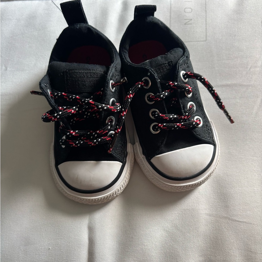Converse Kids Black and White Sneakers